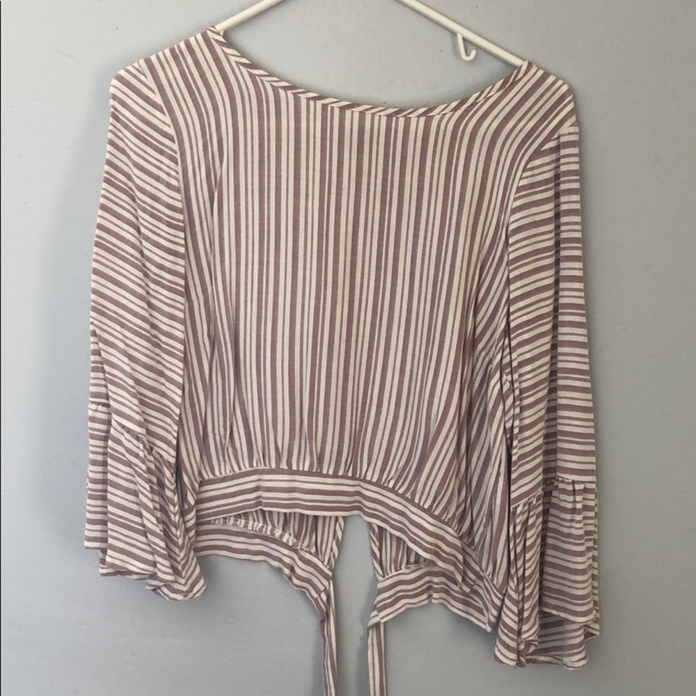 Light purple strip shirt
